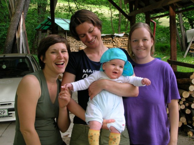 Nejčeve frendice in mami - poletje 2006