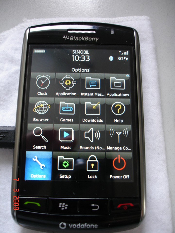 Blackberry STORM 9500 - foto povečava