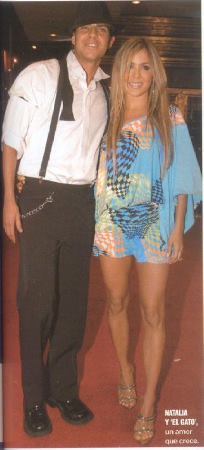 Juan Alfonso Baptista s přítelkyní Natalii Pa - foto