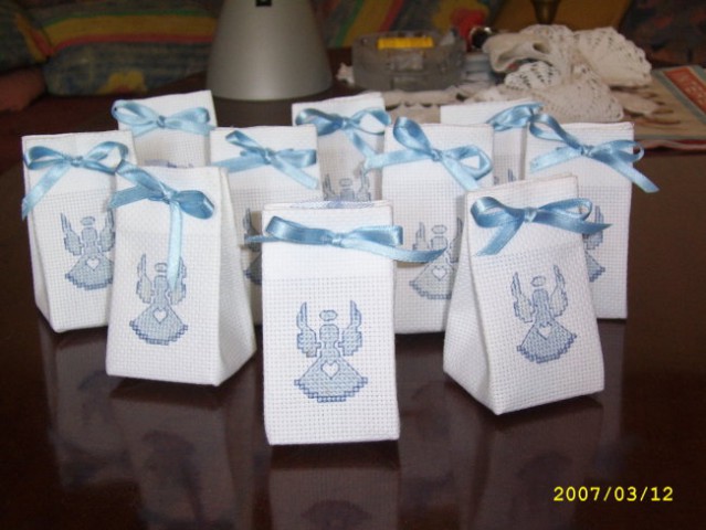 Vrečke za konfete za Gašperjev krst
