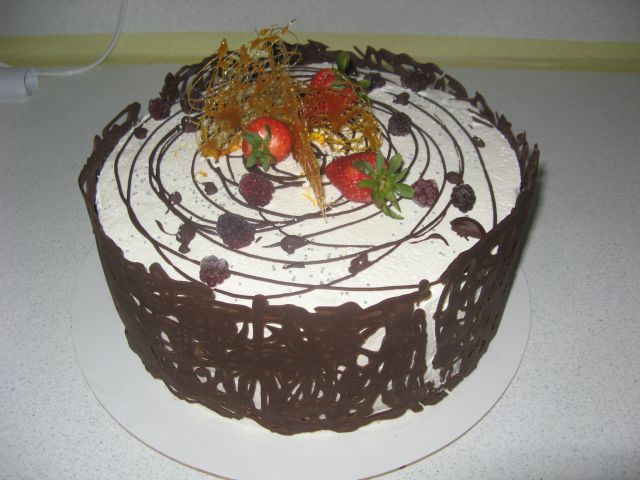 Sadno-čokoladna torta