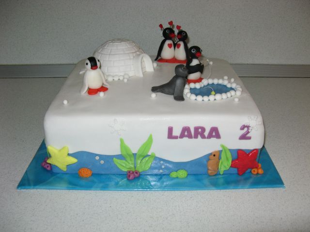 Pingu cake