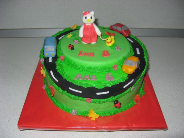 Torta helow kitty in avtki