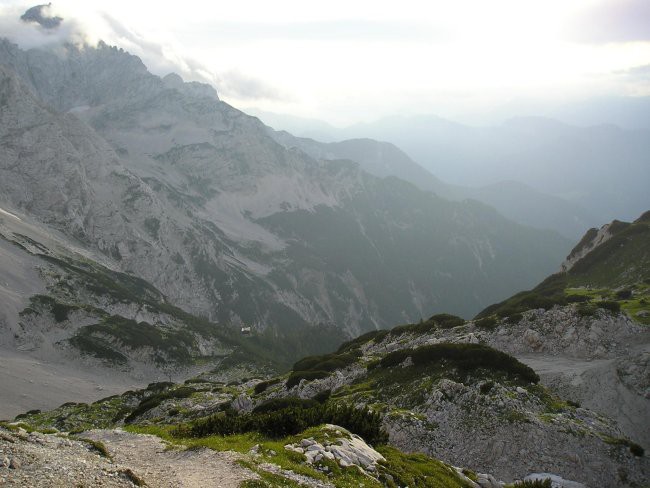 Pogled na Kranjsko kočo